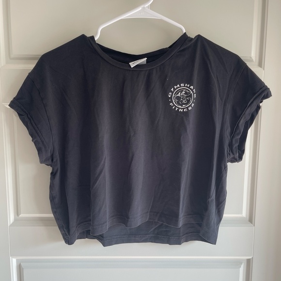 GymShark Black CropTop - Picture 1 of 3